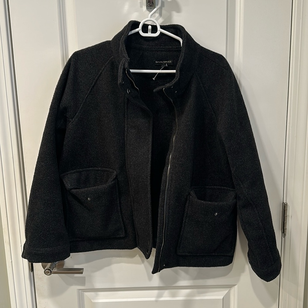 Banana republic grey winter coat